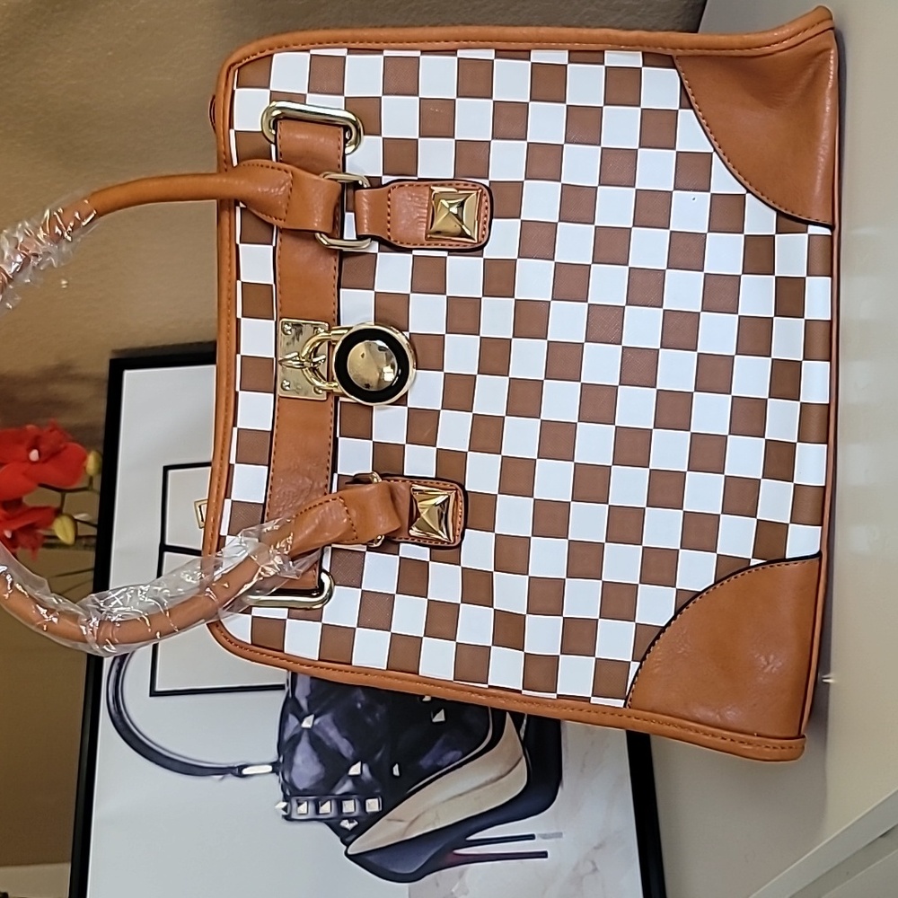 Checkered Handbag